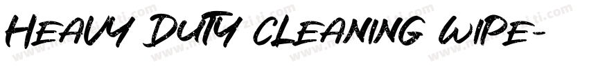 heavy duty cleaning wipe字体转换